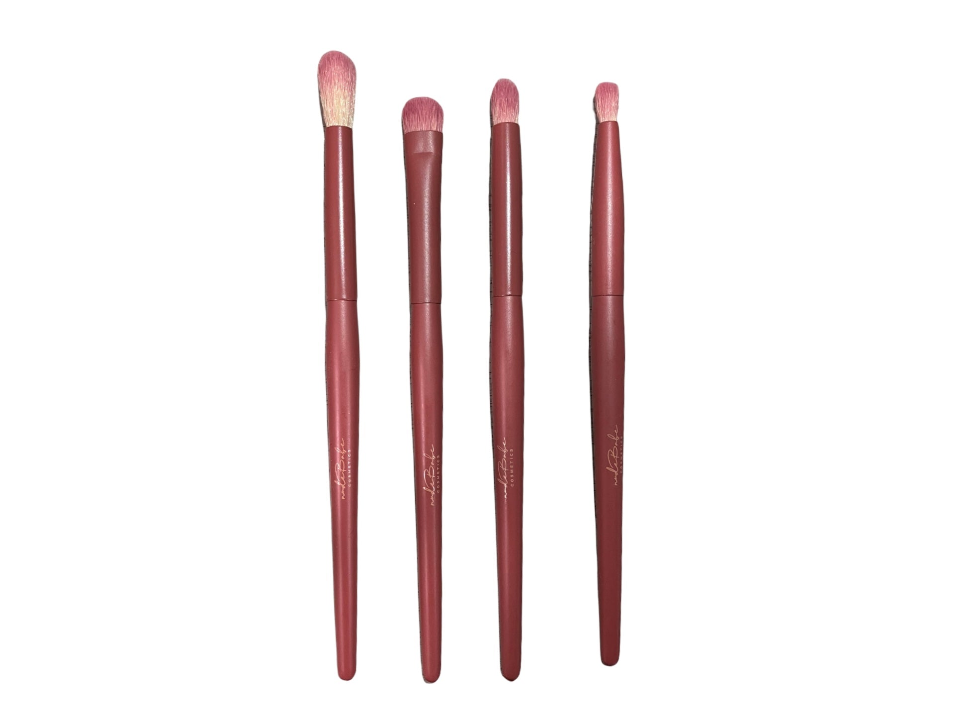 4 Piece Easy Eyeshadow Brush Set NudeBabe Cosmetics